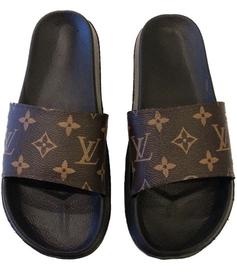 lv mens sliders|louis vuitton flip flops men's.